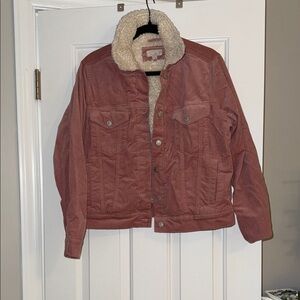 LOFT Rust Jacket with Cream Lining